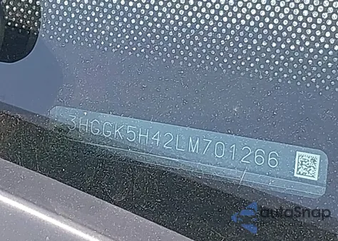 2020 Honda Fit Lx из США, поврежденный, VIN 3HGGK5H42LM701266